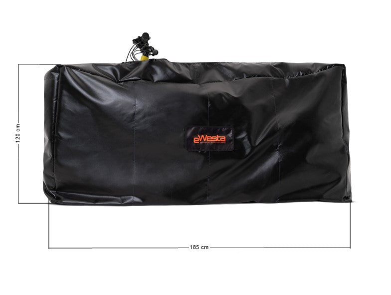Pokrowiec ogniochronny na rower elektryczny eWesta eBike Black 185x25x120 cm – [EAN 5906236129155]